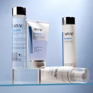 Arval Aquapure Hyaluronic cleanser gel jemný exfoliačný gél pre dokonalé vyčistenie pleti 150 ml