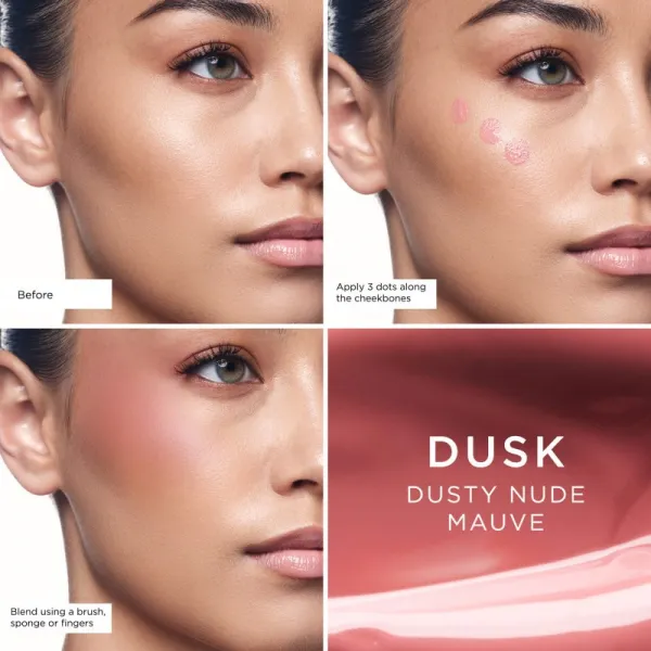 SOSU Cosmetics Liquid Blush Satin tekutá lícenka odtieň Dusk 9 ml
