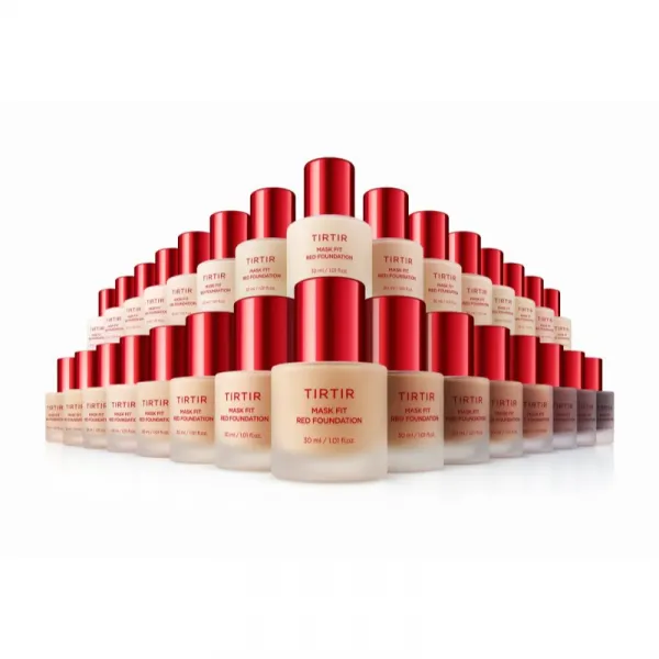 TIRTIR Mask Fit Red Foundation rozjasňujúci tekutý make-up s hydratačným účinkom odtieň 33C Hazel 30 ml