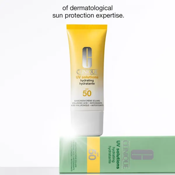 Clinique Sun UV Solutions Hydrating Sunscream SPF 50 opaľovací krém na tvár hydratačný 40 ml