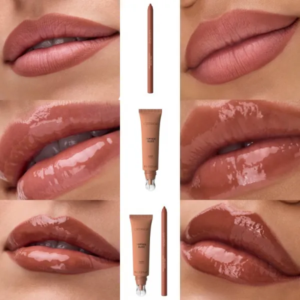 Catrice Peptide Bliss Glossy Lip Balm lesklý balzam na pery s peptidmi odtieň 040 Toffee Touched 10 ml