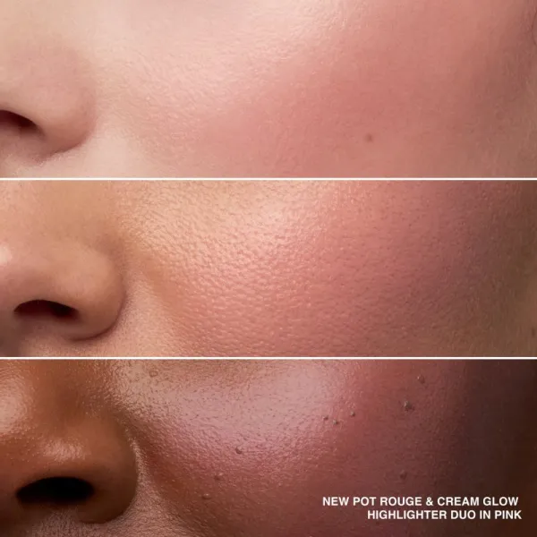 Bobbi Brown Threads of Love Cream Glow Highlighter + Pot Rouge paletka rozjasňovačov a líceniek odtieň Pink Duo 4 g