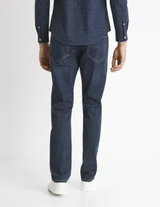 Modré pánske straight fit rifle Celio C15 Coblue15