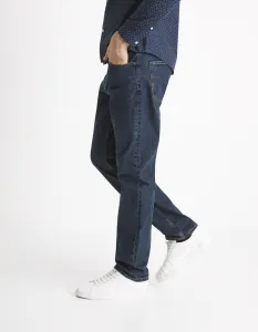 Modré pánske straight fit rifle Celio C15 Coblue15