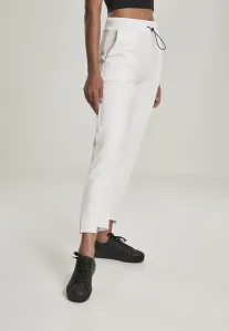 Women's soft interlock trousers in white