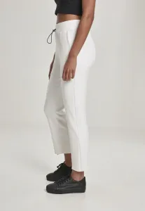 Women's soft interlock trousers in white