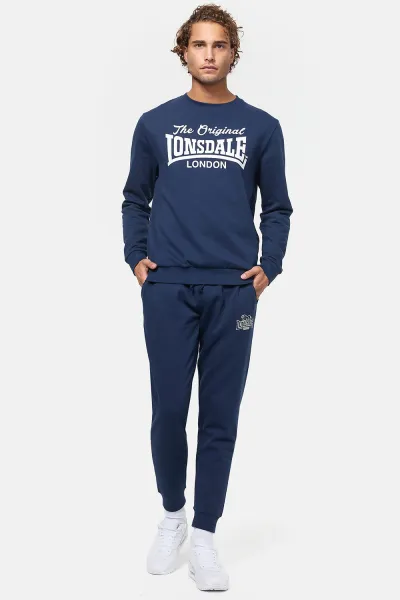 Pánsky sveter Lonsdale 117422-Navy/White