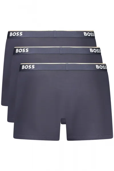 3PACK pánske boxerky BOSS tmavo modré (50475282 480) M, trenky