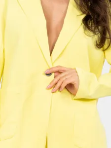 Žltý dámsky blazer