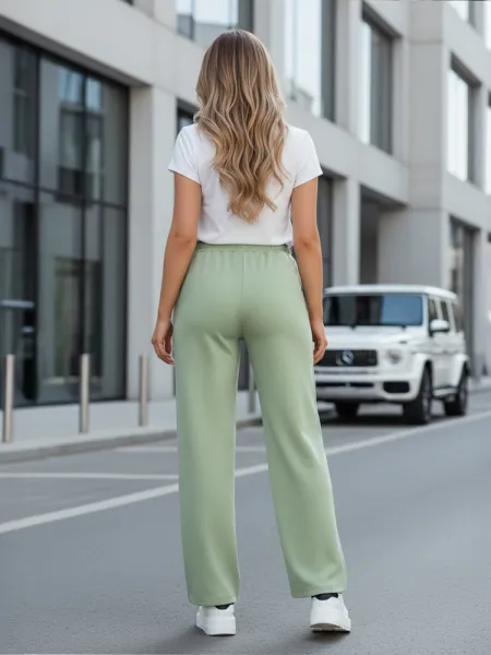 Dámske zelené tepláky DRESSANIK
