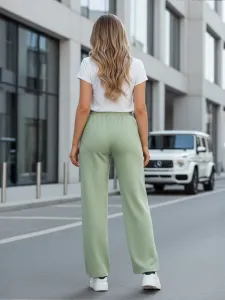 Dámske zelené tepláky DRESSANIK