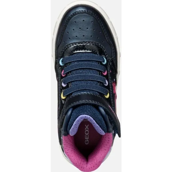 Dark Blue Girls Geox Skylin Sneakers - Girls