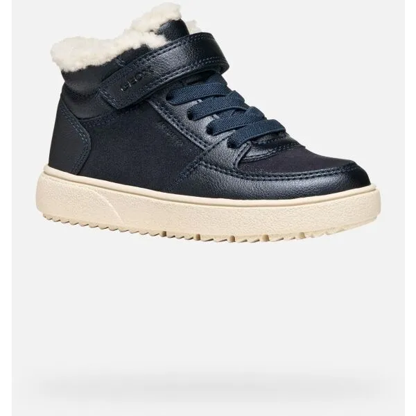 Dark Blue Girls' Geox Theleven B AB Sneakers - Girls