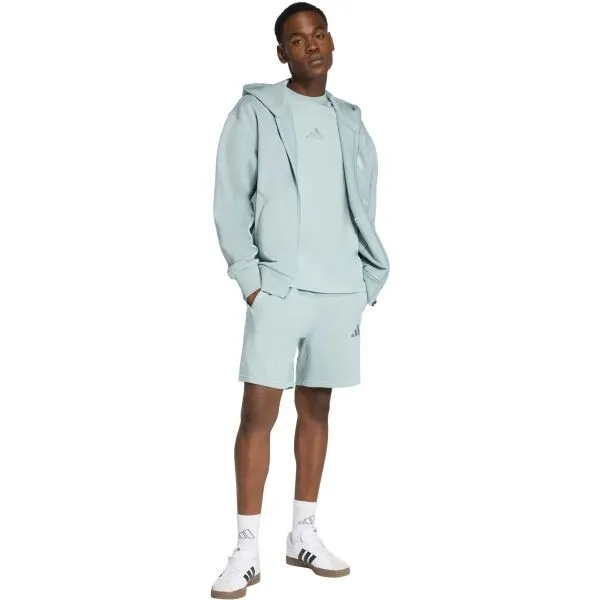 adidas M A SZN FT SHORTS Pánske voľnočasové šortky, svetlo zelená, veľkosť