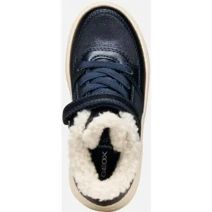 Dark Blue Girls' Geox Theleven B AB Sneakers - Girls