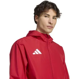 adidas ENTRADA 26 WEATHER JACKET Pánska bunda, červená, veľkosť