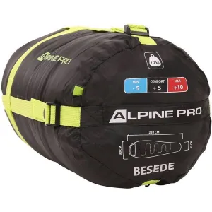 ALPINE PRO BESEDE Spací vak, čierna, veľkosť