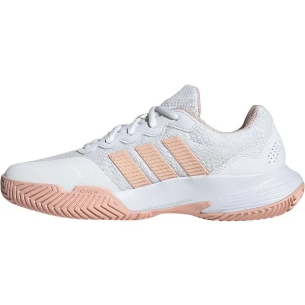 adidas GAMECOURT 2 W Dámska tenisová obuv, biela, veľkosť 40