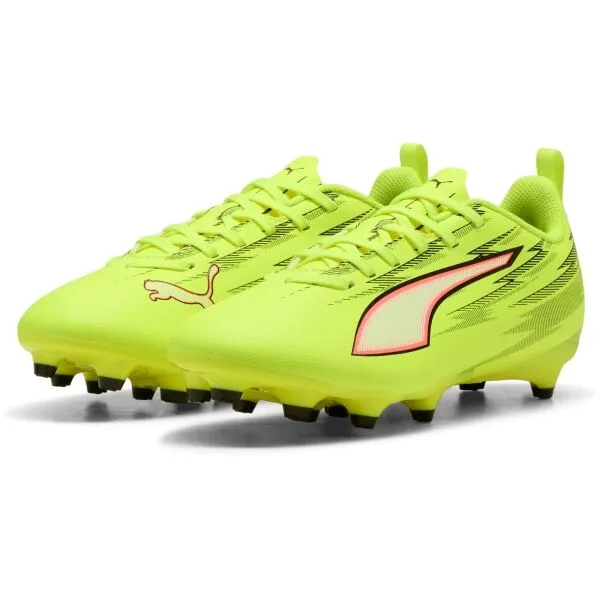 Puma ULTRA 6 PLAY FG/AG JR Detské kopačky, žltá, veľkosť 32