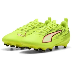 Puma ULTRA 6 PLAY FG/AG JR Detské kopačky, žltá, veľkosť 32
