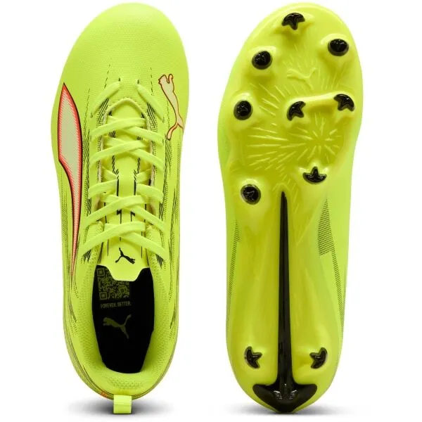 Puma ULTRA 6 PLAY FG/AG JR Detské kopačky, žltá, veľkosť 32