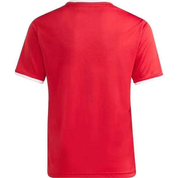 adidas ENTRADA 26 JERSEY Y Detské športové tričko, červená, veľkosť