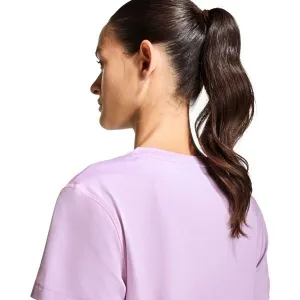 adidas WORKOUT MIN V NECK TEE Dámske tričko, fialová, veľkosť