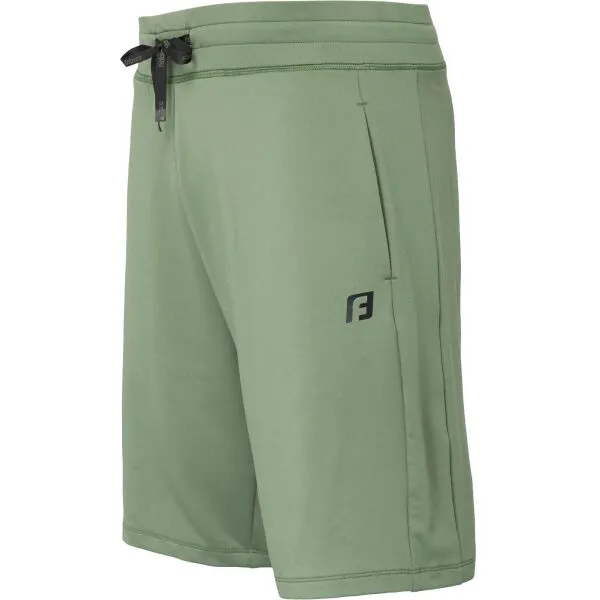 Fitforce MENERES Pánske fitness šortky, khaki, veľkosť