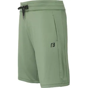 Fitforce MENERES Pánske fitness šortky, khaki, veľkosť