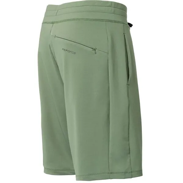 Fitforce MENERES Pánske fitness šortky, khaki, veľkosť