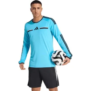 adidas REFEREE 26 JERSEY SL Pánske rozhodcovské tričko, tyrkysová, veľkosť