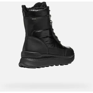 Geox Spherica ACTIF X2 Women's Black Ankle Boots - Ladies