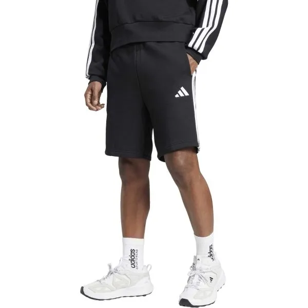adidas 3 STRIPES FL SHORTS Pánske voľnočasové šortky, čierna, veľkosť