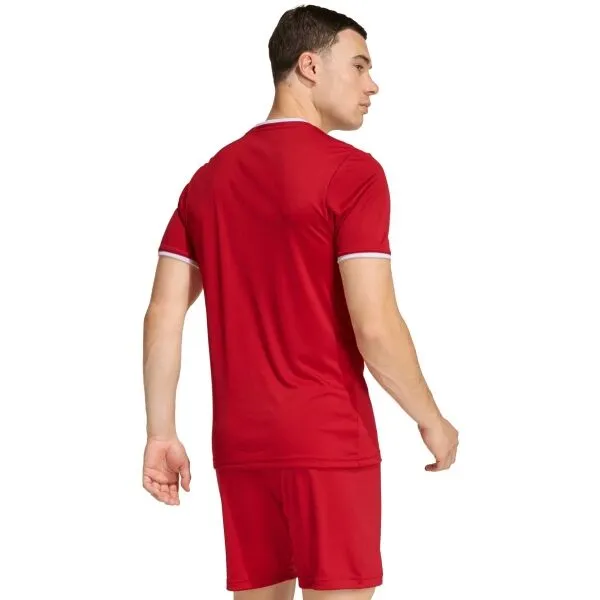 adidas ENTRADA 26 JERSEY Pánske športové tričko, červená, veľkosť