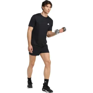 adidas WORKOUT BASE TEE Pánske športové tričko, čierna, veľkosť