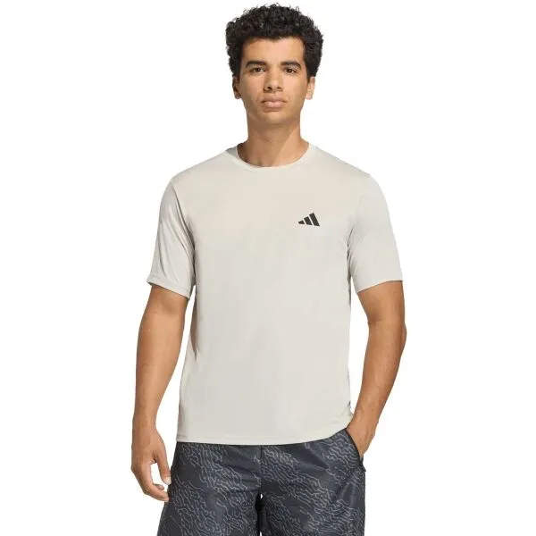adidas WORKOUT BASE TEE Pánske športové tričko, béžová, veľkosť