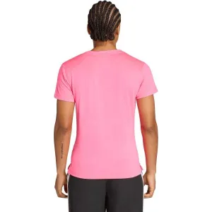 adidas WORKOUT MIN V NECK TEE Dámske tričko, ružová, veľkosť