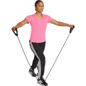 adidas WORKOUT MIN V NECK TEE Dámske tričko, ružová, veľkosť
