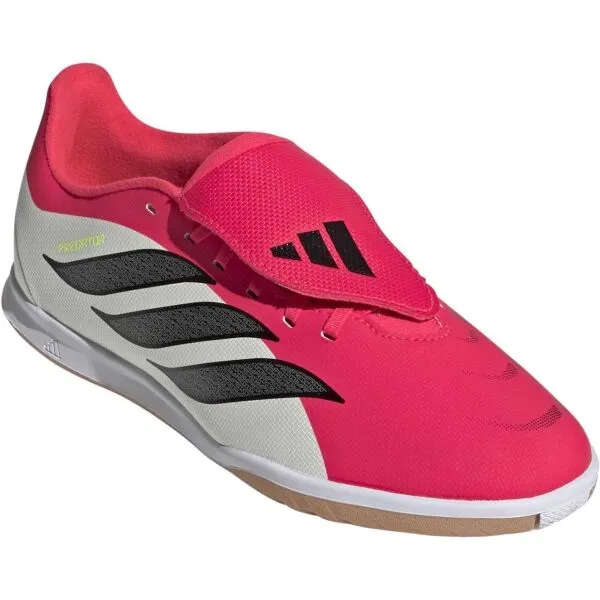 adidas PREDATOR CLUB FT IN SALA J Detská halová obuv, červená, veľkosť