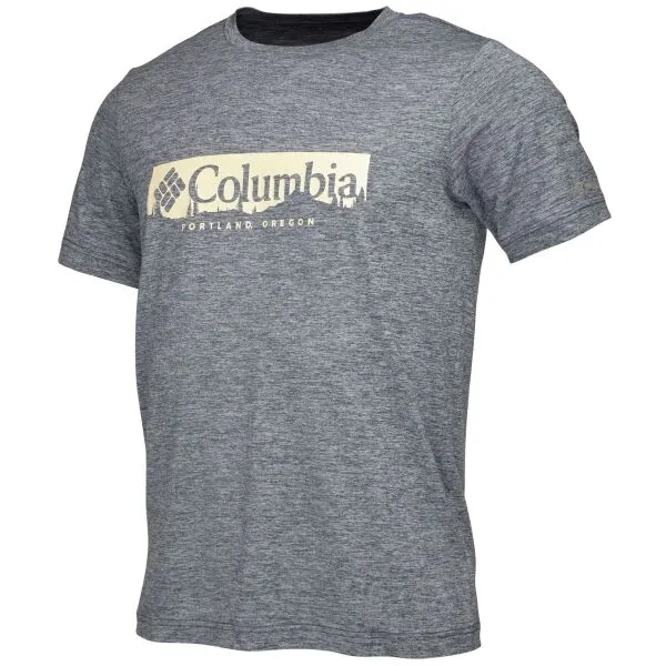 Columbia KWICK HIKE GRAPHIC SS TEE Pánske tričko, modrá, veľkosť