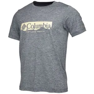 Columbia KWICK HIKE GRAPHIC SS TEE Pánske tričko, modrá, veľkosť