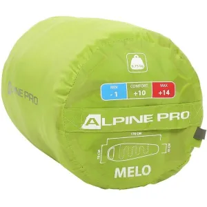 ALPINE PRO MELO Detský spacák, zelená, veľkosť