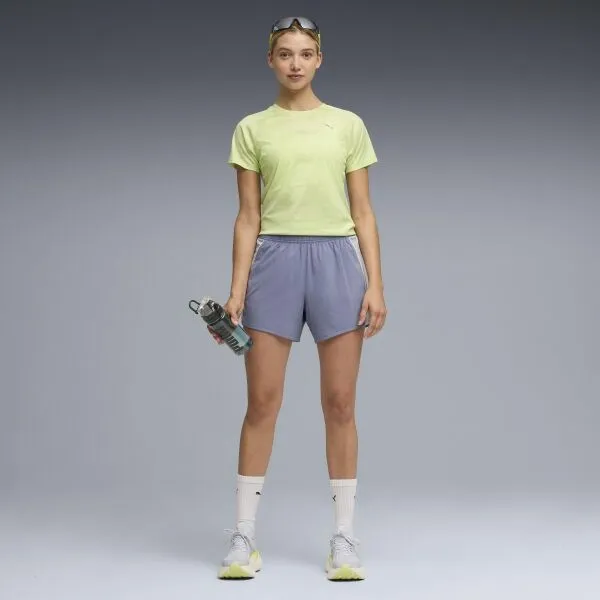 Puma RUN VELOCITY 5" SHORT W Dámske športové kraťasy, fialová, veľkosť