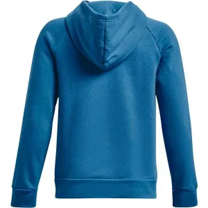 Under Armour RIVAL FLEECE HOODIE Chlapčenská mikina, modrá, veľkosť M