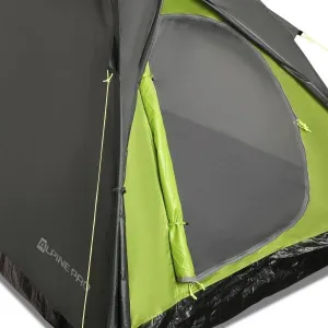 ALPINE PRO DELAJE Turistický stan, čierna, veľkosť