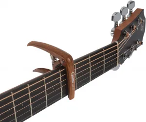 Guitto GGC-03 Metal Capo Wood