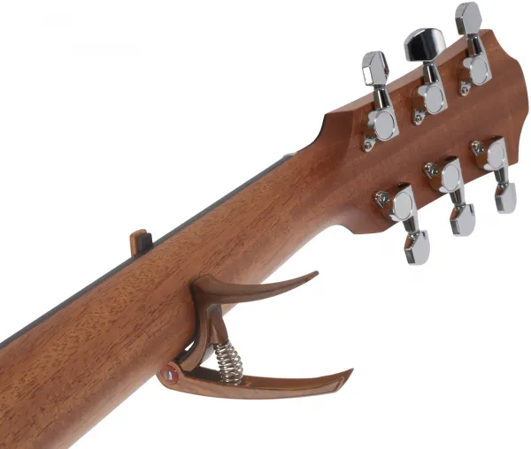 Guitto GGC-03 Metal Capo Wood