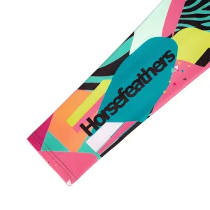 HORSEFEATHERS Dámske legíny Claris - abstract BLUE velikost XL
