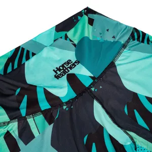 HORSEFEATHERS Dámske legíny Claris - abstract BLUE velikost XL