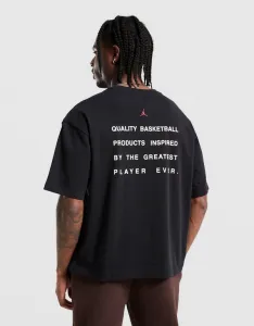Jordan Tričko M J Flt Script Boxy Ss Crew